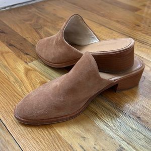 Soludos suede mules - camel colored